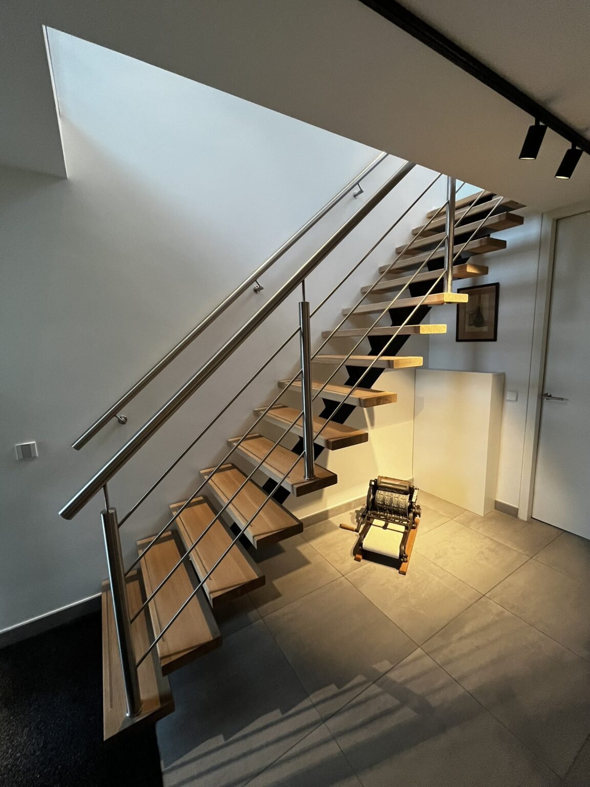 Stalen middenboomtrap in Dalfsen